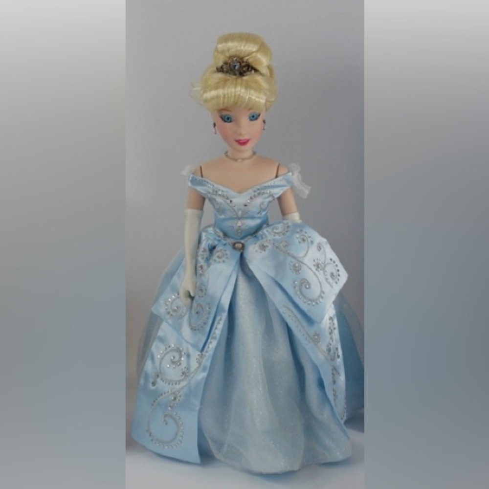 Disney Princess Cinderella The Brass Key Porcelain Keepsake Doll 16 inches